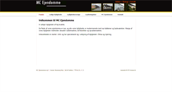 Desktop Screenshot of mcejendomme.dk